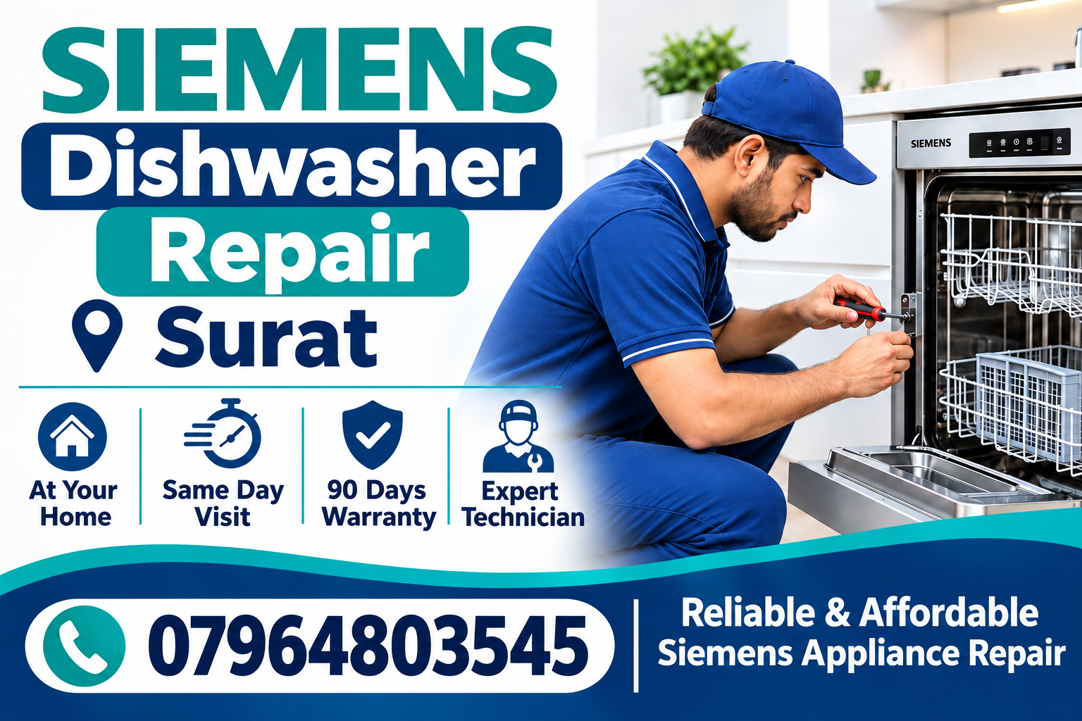 We Provide Reliable And Professional Siemens Appliance Repair Services In Ahmedabad, India, Offering Convenient Doorstep Repair And Maintenance Solutions For Your Home Appliances. Our Skilled Technicians Have Experience In Diagnosing Appliance Issues And Recommending Suitable Repair Solutions With Professional Care And Attention To Detail.